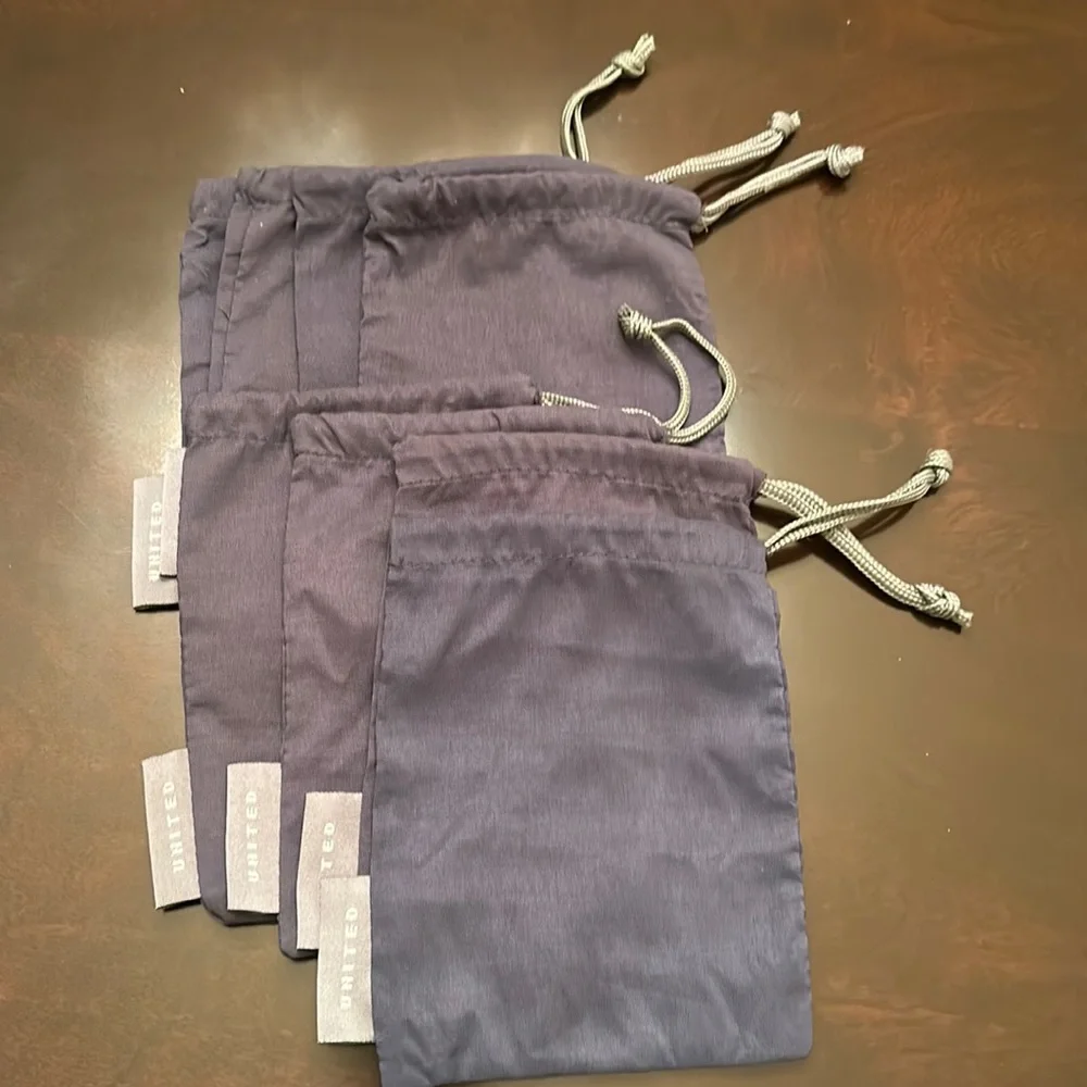 Bundle of 8 UNITED Small 7.5”X 5.5”Drawstring Dust Bags